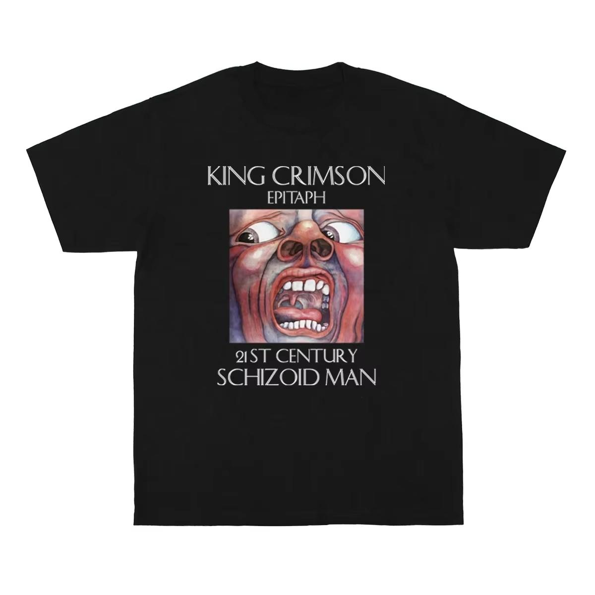 

Футболка King Crimson Прогрессивный рок Экспериментальный Rush Genesis Yes Группа Мужская Женская Одежда Короткий рукав Летняя С принтом Хлопковая Футболка Топы XL