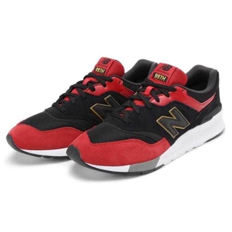 New Balance NB 997 Comfortable Retro Low-Top Casual Running Shoes Unisex sneaker Black Red CM997HFY
