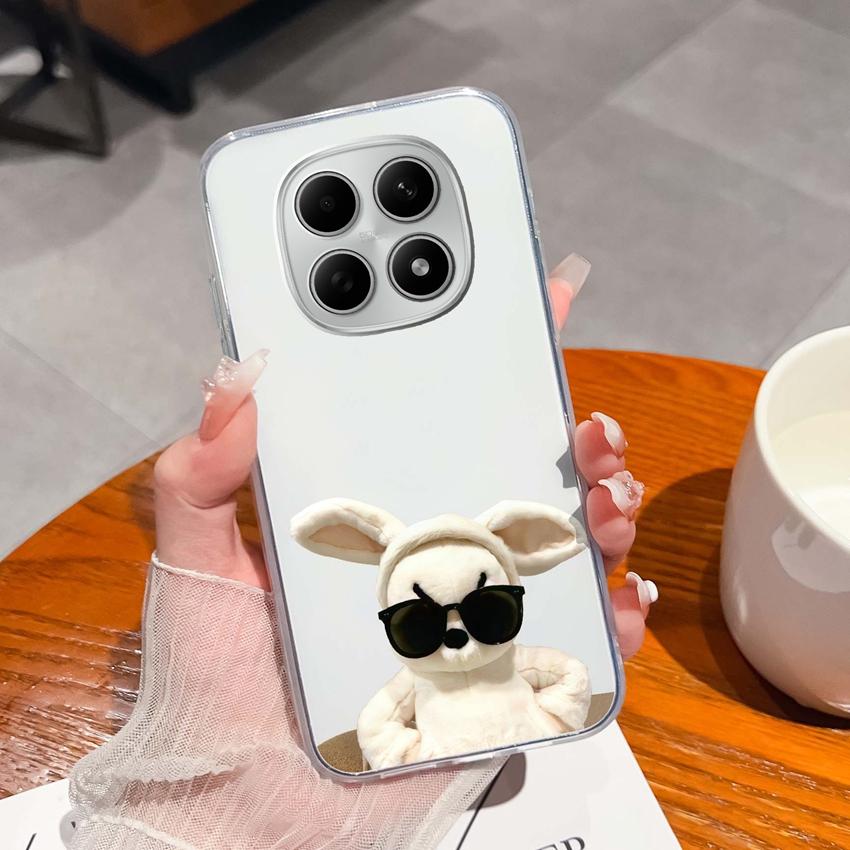 Suitable For Redmi Note 15 14 Pro 14S 15 15C A5 A1 Popular Creative Letters Patterns Phone Case Transparent Silicone Anti Slip Shell For Redmi Housing