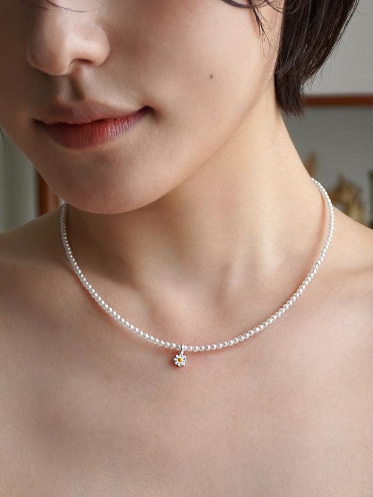 Gemade Daisy Flower Necklace #N059