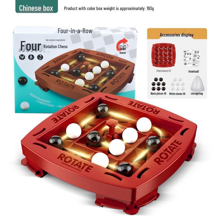 Rainbow Rocket Match-3 Board Game: Interactive Parent-Child Educational Toy