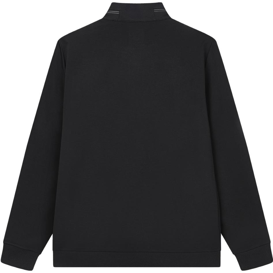 Fila Fashion Casual Knitted Long Sleeve Jacket Men Jacket Black F11M332501FBK