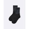Gu By Uniqlo Style Heat Crew Socks  Blocking 
