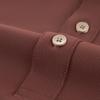 SEVEN Men's Non-Deforming Collar Long Sleeve Polo Shirt
