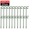 20/1x Garden Plant Support Cage Plie Flower Stand Holder Plastic Semicircle Greenhouse Orchard Fixing Rod Gardening Bonsai Tool