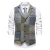 Men's European Medieval Retro V-Neck Business Casual Vest
