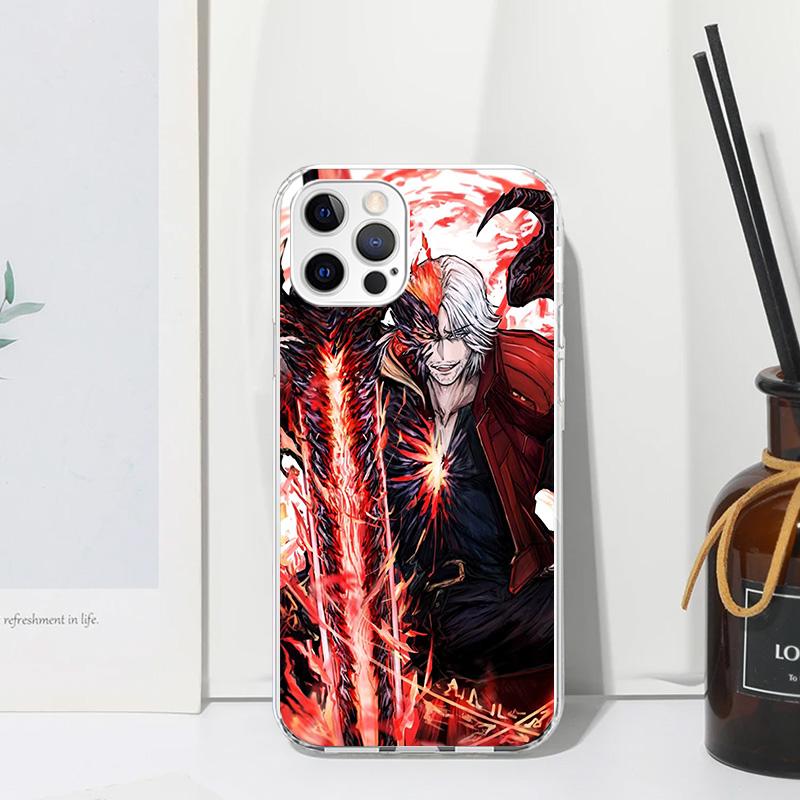 Game D-Devil May Cry 5 Phone Case For Iphone 17 Air 16 15 Plus 16E 14 Pro Max 13 Mini 12 11 7 8 SE Fundas Soft Back Cover 17 Air