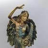 Ancient Greek Goddess of Wealth Resin Sculpture Retro Office Lucky Decoration Attracting Wealth Home Decoration Ornaments Gifts