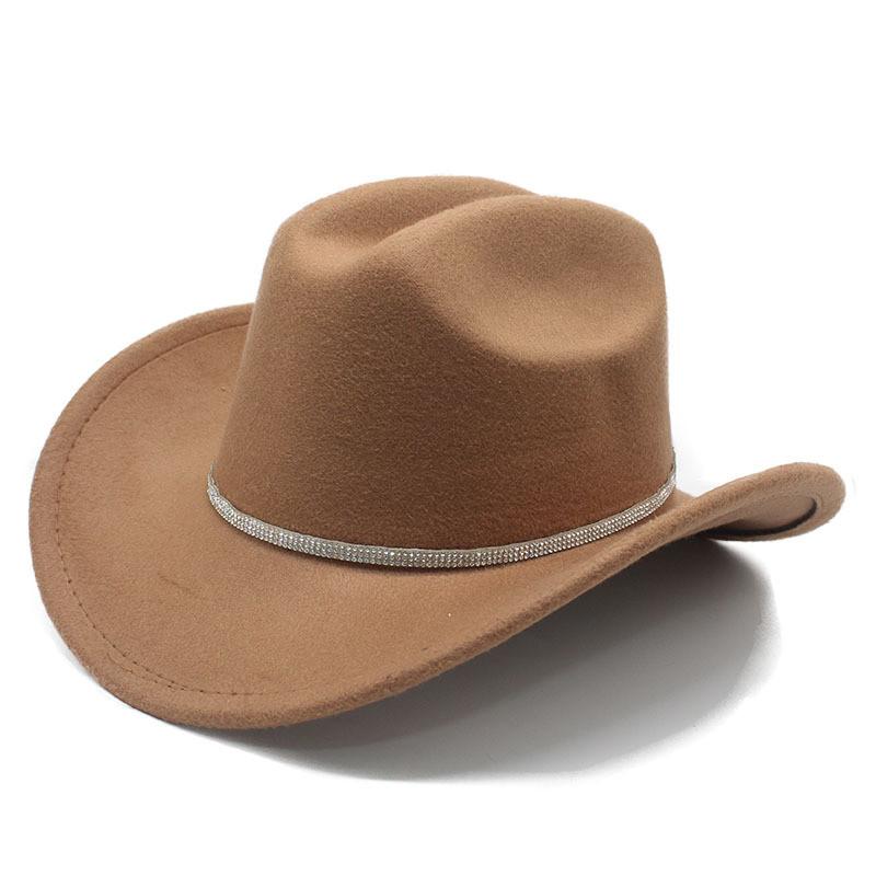 Wool Felt Jazz Hat For Men And Women With Wide Brim Sun Protection For Summer Fashion