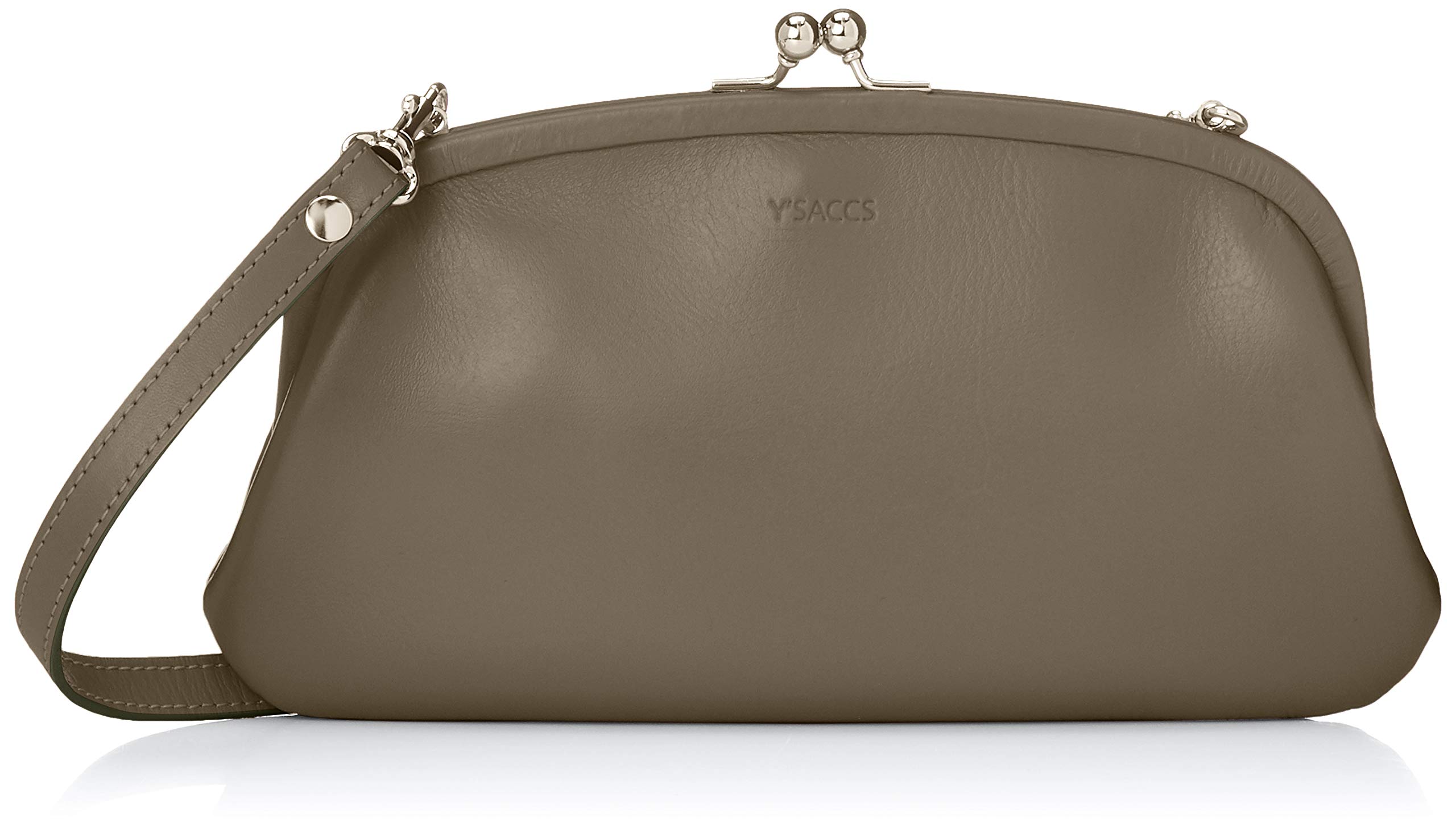 

Japanese cowhide wallet pochette Khaki [Isaac] Y01-11-03 хакі
