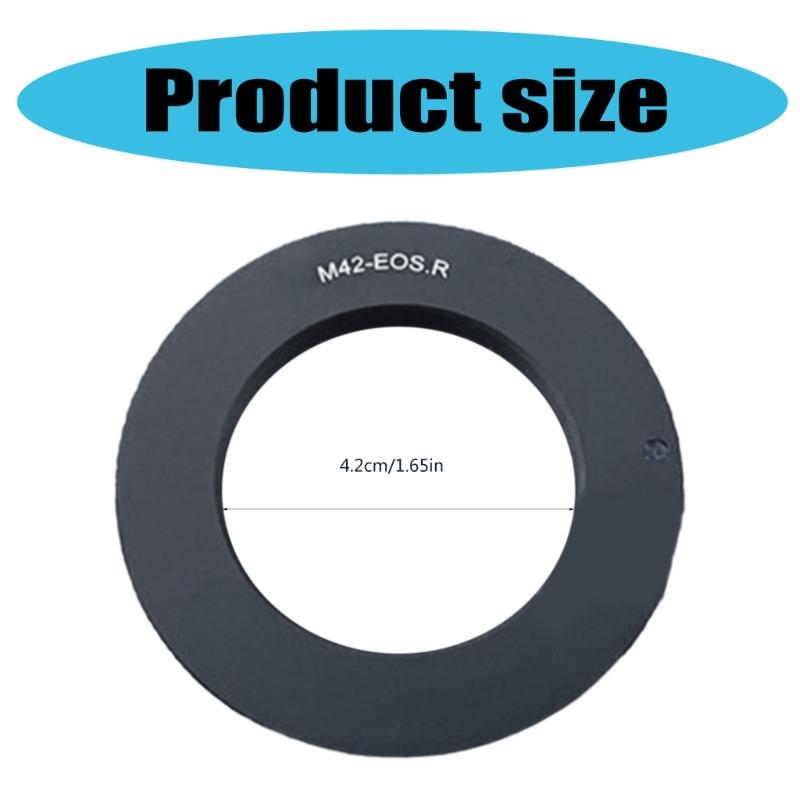 M42- M42 naar RF Lensvatting Adapter M42 Lens 1 mm Lensadapter Aanpassen voor R5 RF Full Frame Camera Accessoires