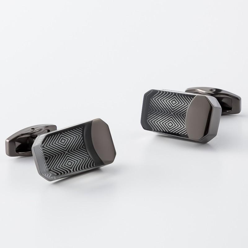 

High End Drop Glue Electroplated Alloy Cufflinks Men Classic Business French CFD-1007 чёрный