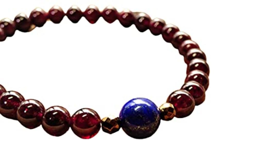 

Kanoishi your efforts and achieve your Lapis Lazuli and Garnet Bracelet for Men and Natural 8mm and Power Stone Stinging Size [Realize goals!] Women,