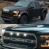 4Pcs Universal Car LED Front Grille Light Smoked Amber White Modification Lights For Off Road Trunk SUV Ford Toyota