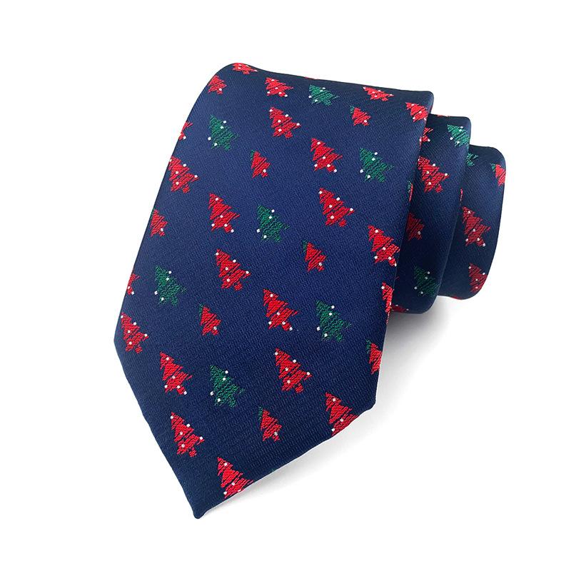 High Density Christmas Tie Wedding Groom Tie Festive Holiday Tie