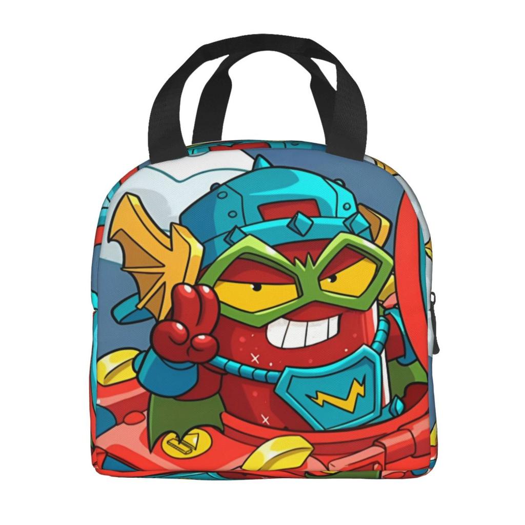 Insulated Lunch Bags Super Zings Accessories Funny Superzings Lunch Food Box Fashion Thermal Cooler Bento Box For School