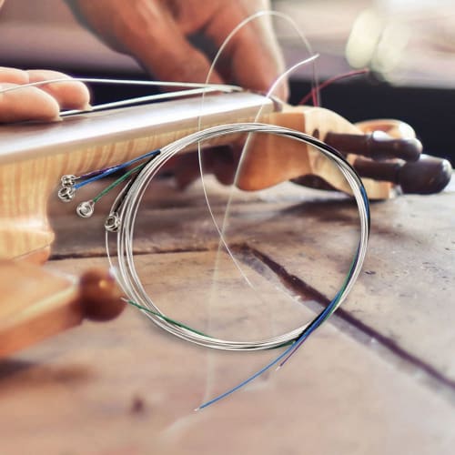 VENOAL 12 Violin Strings E-A-D-G Steel + Nickel Wire Musical Instrument Accessories