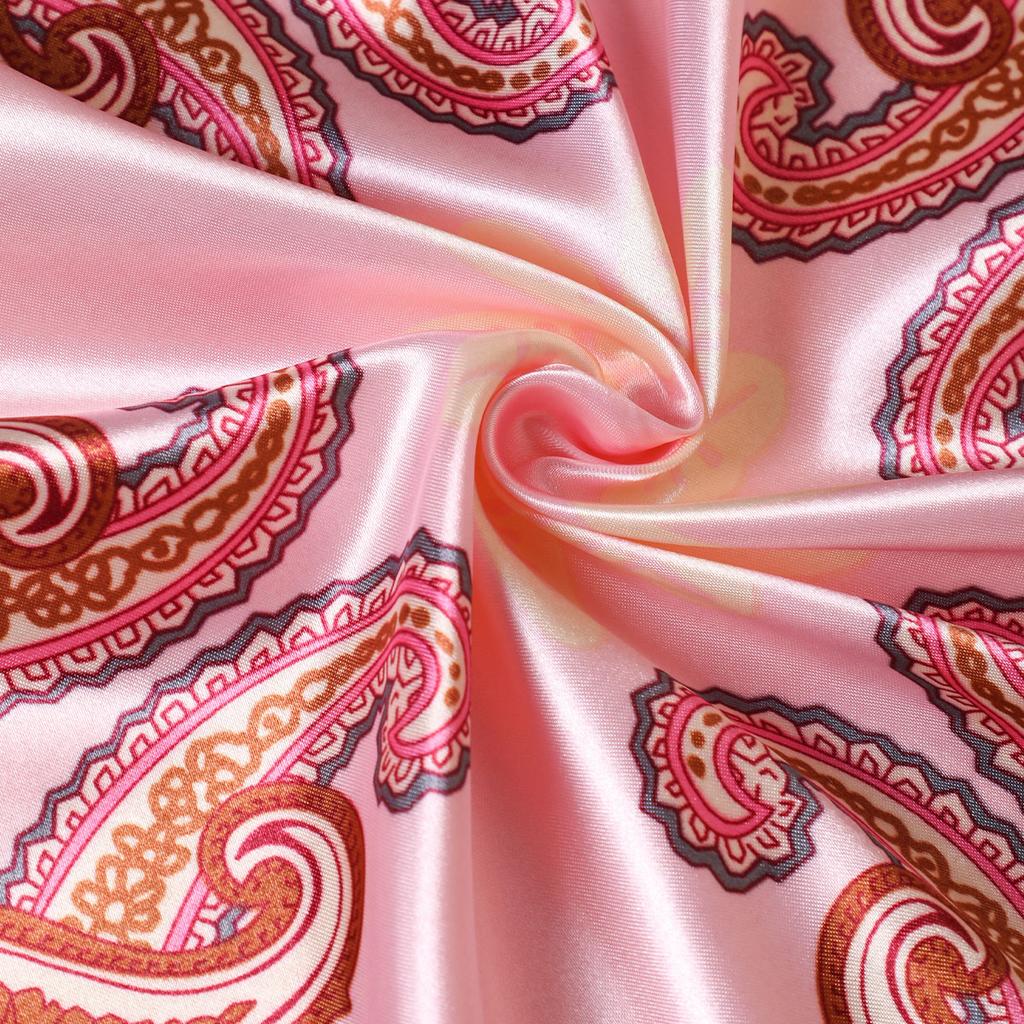 Hair Scarf Women Luxury  Square Silk Foulard Satin Bandana Summer Soft Neckerchief Hijab Head Scarves For Ladies