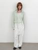 Atelier Nine Flower Lace Layerd Knit Skirt (Sk-5078)