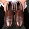 Hy [primo strato pelle bovina] scarpe in pelle da uomo scarpe da uomo scarpe formali casual primavera e autunno business pelle traspirante calde cotone da uomo