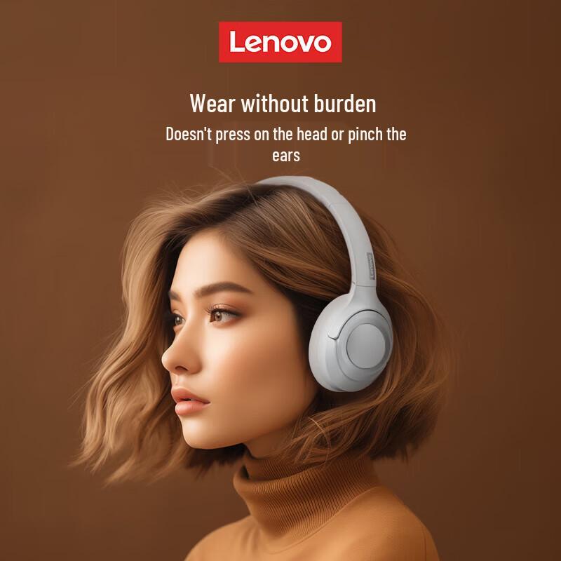 Lenovo Thinkplus TH54 Wireless Over-Ear Noise-Cancelling Headphones
