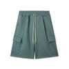 Upper Trophy Comma Two-Pocket Cargo Bermuda Mid-Length Pants_Dark Green