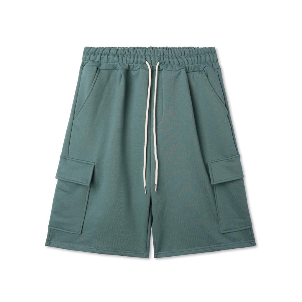 Upper Trophy Comma Two-Pocket Cargo Bermuda Mid-Length Pants_Green