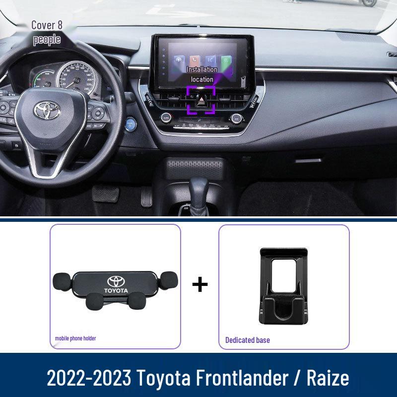 Toyota Frontlander/RAV4 Lüftungsschlitz Handyhalter mit Zubehör