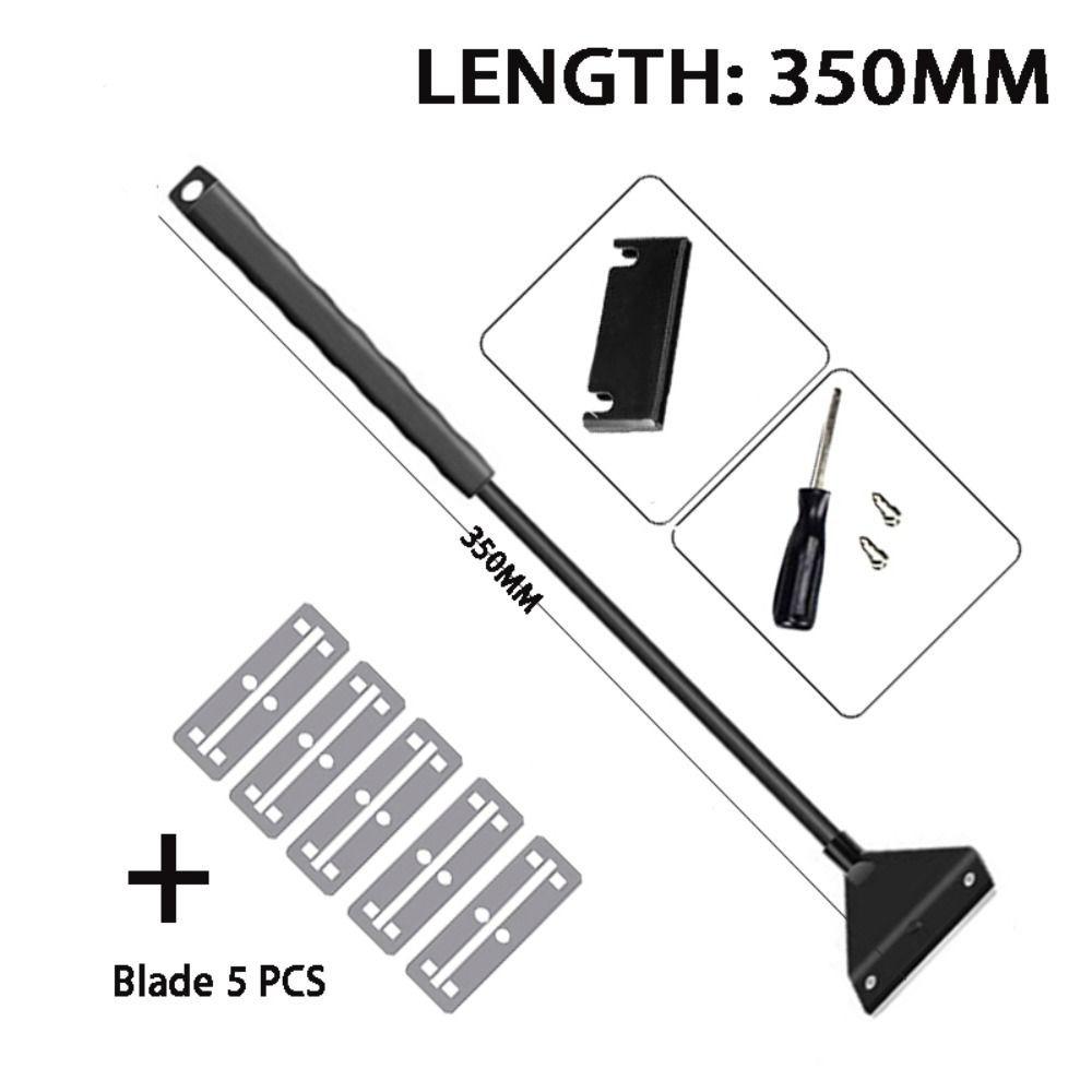 

Long Handle Fish Tank Cleaning Tool Dual-use Durable Aquarium Glass Algae Removal Flat Sand Algae Removal