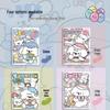 Happy Dog Cartoon Waterproof Notebook - Thick Cover, Soft Diary for Students