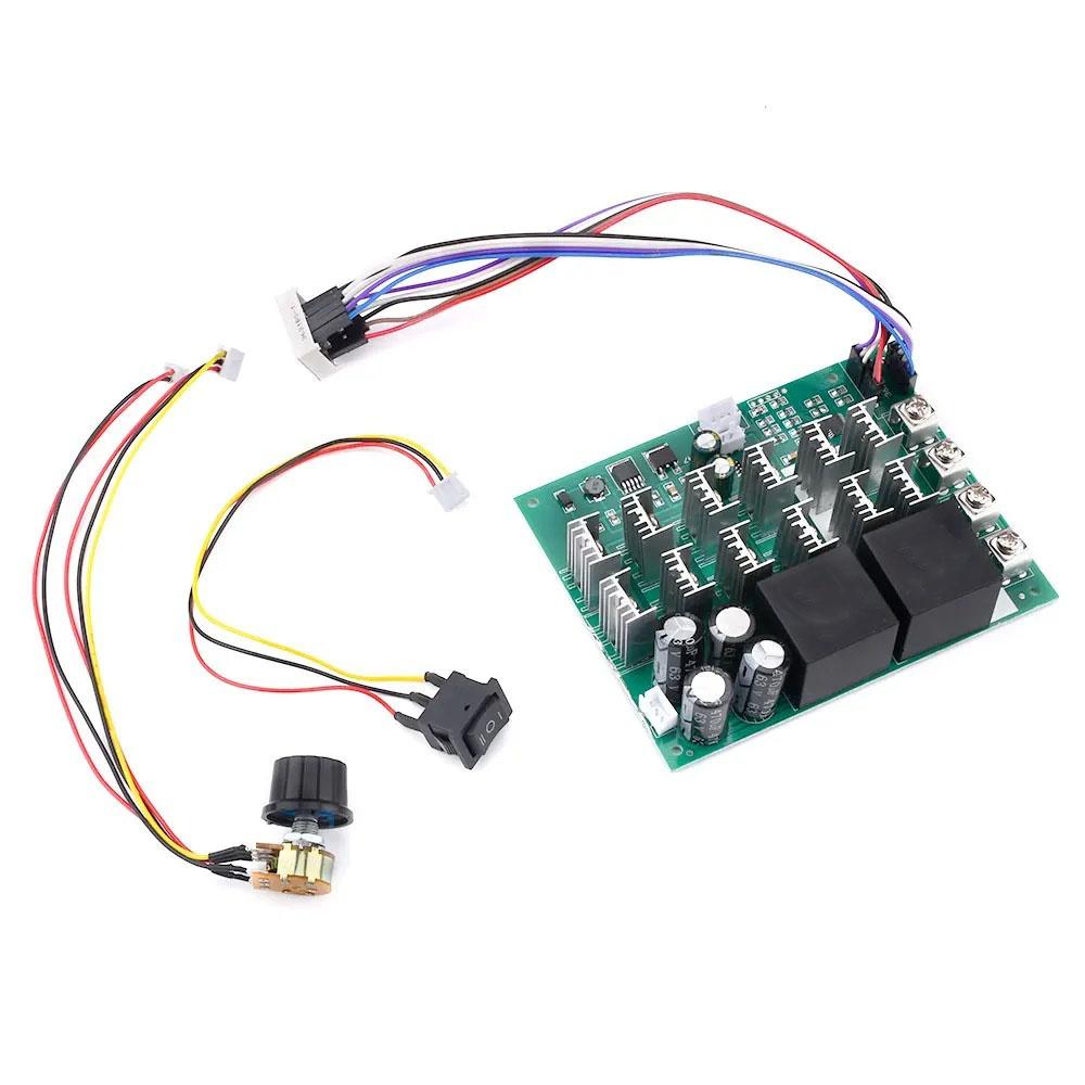 Controlador de Velocidad Digital para Motor DC PWM de 100A 10-55V Reversible Ajustable