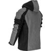 Softshell Jacket With Hood, Gray-Black-Red, "", Ce, Lahti