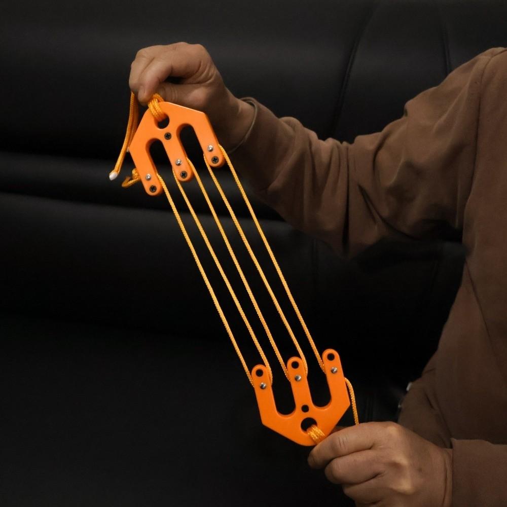 Palan Portatif et Système de Poulies Outil de Levage Compact d'Extérieur