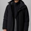 Saucony Urban Woven Long Down Jacket Men Outerwear Black SC2240074A-BK01