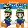 Super Mario Plush Toy Soft And Cuddly Luigi Stuffed Animal For Kids And Collectors 19x16x21cm
