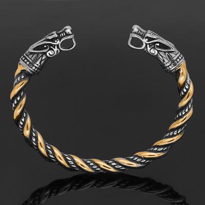 Vintage Cuff Bangle Adjustable Alloy Norse Scandinavian Jewelry Birthday Gifts for Men Husband Boyfriend Best Friends