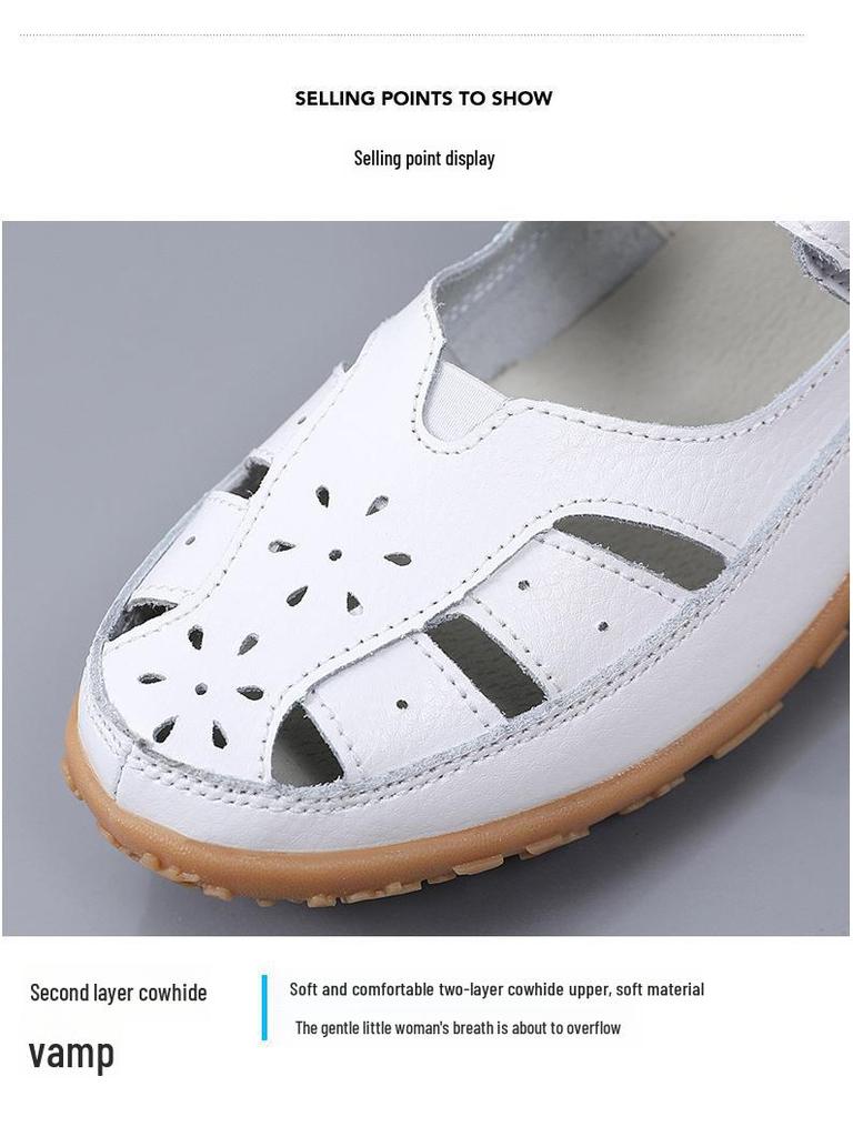 Naiste kevad/suve suured mokassiinid - Õhulised sandaalid ja mugavad pealetõmmatavad kingad