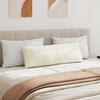 Sofa Cushions 2 Pieces Cream 120 x 40 cm Cord Fabric