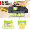 Vegetable Chopper Veggie Chopper,Mandoline Slicer,Multifunctional 12 in 1 Food Choppers, Kitchen Vegetable Slicer Dicer Cutter,Onion Mincer,Cheese