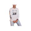 Levis X McLaren Racing Collaboration FW24 Racing Pattern McLaren Letter Print Crew Neck Long Sleeve T-Shirt Men Tops White A89940000