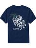 Nordische Mythologie Achtbeiniges Pferd des Gottes Odin Sleipnir T-Shirt 100% Baumwolle Rundhals Kurzarm Lässig Unisex T-Shirt Größe S3XL
