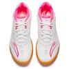 Anta Wing Table Tennis Badminton Shock Absorption Support Wear Resistant Non Slip Low Top Training Shoes Men sneaker White Pink 412510961-5