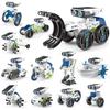 DIY 12-in-1 Solar-Powered Educational Robot Kit for Kids