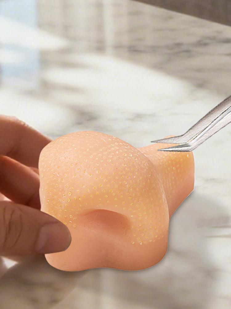 Pimple Toy Silicone Satisfying Pimple Pop Toy Reusable Stress Reliever Nose Game for Kids Boy Girls Adults Classroom Desk