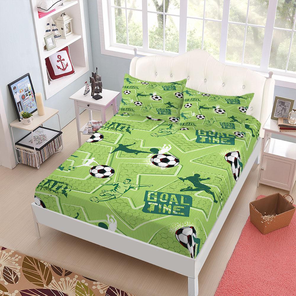 Jurassic Dinosaurs Children Fitted Sheet Set King Queen Double Full Size Bed Linen Set