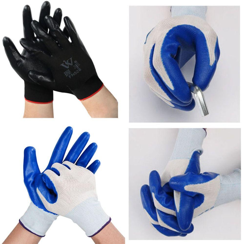 

Нейлоновые защитные рабочие перчатки из полиуретана, плотницкий инструмент для ремонта, специальные перчатки, перчатки с покрытием на ладонях, защитные рабочие перчатки