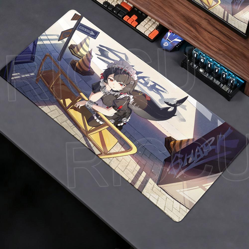 New Cute Extended Mouse Pad MousePad Desk Mat Zenless Zone Zero Keyboard Mat Anime Girl Pc Anti-slip Rubber Game Accessories
