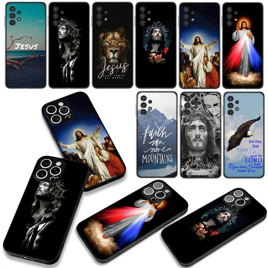 Bible Verse Faith Christian Jehovah God Jesus Phone Case for Apple iPhone 17 16 15 11 Pro XS Max XR 6 7 8 Plus + SE 2020 5 16E
