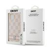 Dkny Dkhcp15Spcptssp Iphone 15 / 14 / 136.1 Różowy/Pink Hardcase Leather Checkered Mono Pattern & Printed Stripes