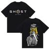 Japanese Game Ghost of Yotei Graphic Cotton Men Shirt Ukiyoe Style ONeck Short Sleeve Womens Fashion Springsummer Tshirt